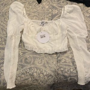 White princess polly Marena top